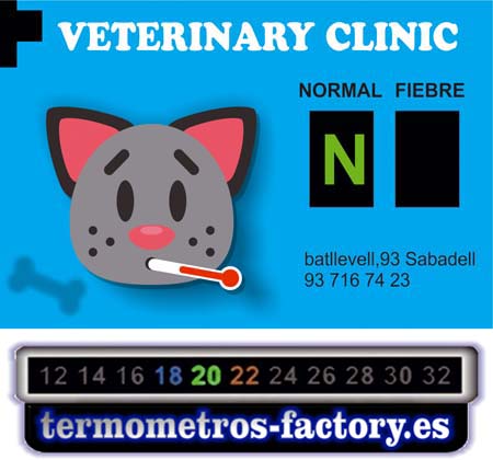 termometro  para veterinarios 